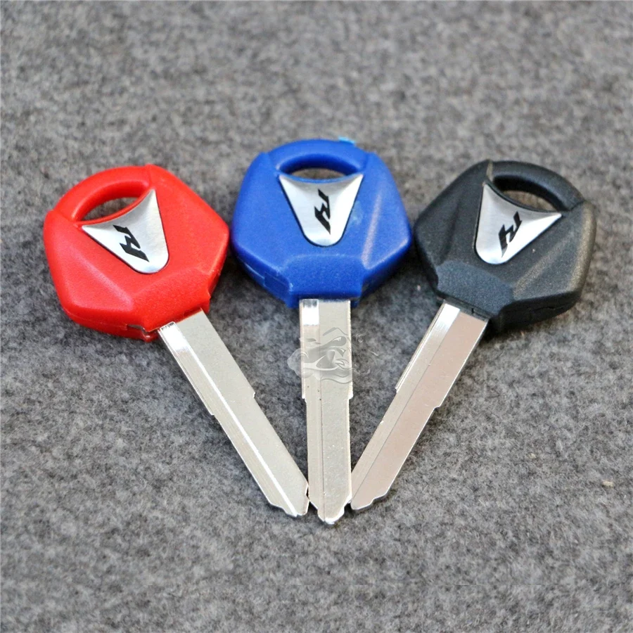 1x YAMAHA KEY BLANK RED BLUE BLACK FAST SHIP R1 R6 Yzf MT OEM - Foto 10