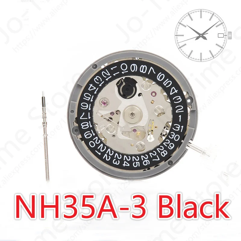 

Japan NH35 Watch movement accessories brand new mechanical NH35a movement three needle fully automatic precision work orig