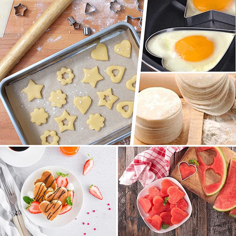 Stainless Steel Cookie Cutter Set 3