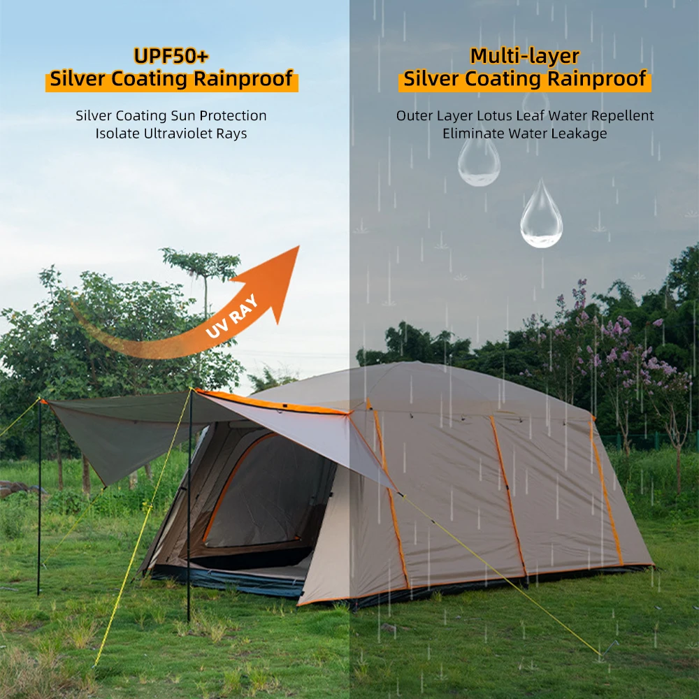 4-6/5-12 Person Camping Tent 1
