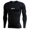 Plus 7XL 6XL Long Sleeve T Shirt Men Elastic Training T-shirt Gym Fitness Workout Tights Sport Jersey Athletic Running Shirt Men 2