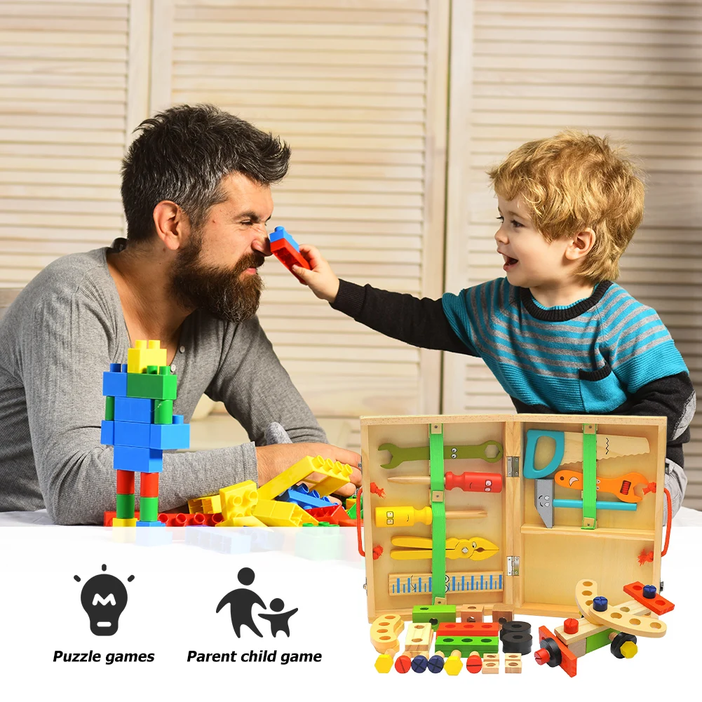 Kids Wooden Toolbox