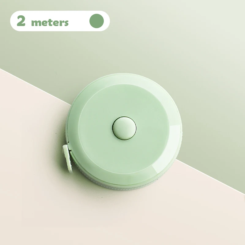 2 metre Yumuşak Mezura Ölçeği Vücut Dikiş Esnek Terzi Cetvel Santimetre Inç Taşınabilir Geri Çekilebilir Kendinden Kilitli ölçüm bandı