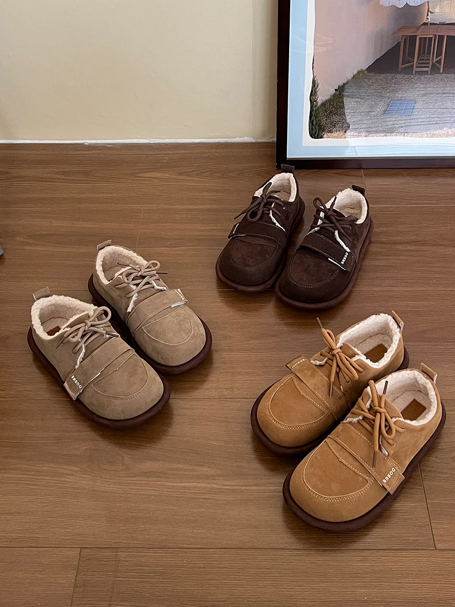 

Женские кроссовки на платформе и низком каблуке, повседневные универсальные кроссовки в Корейском стиле, Осень-зима 2023