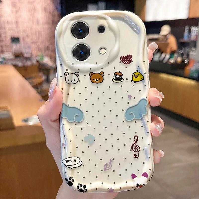R-Rilakkuma Strawberry Silicone Phone Case