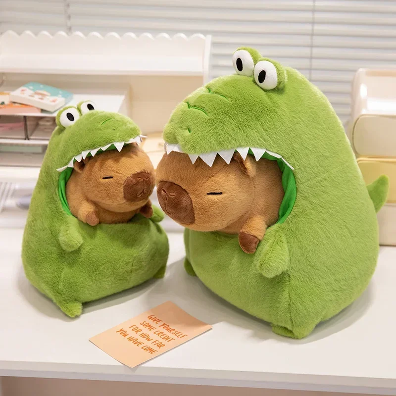 Kawaii Capybara Crocodile Plush (40cm) - Special Edition
