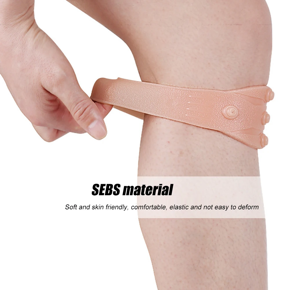 BYEPAIN 1Pcs Magnet Therapy Knee Strap, Knee Pain Relief Support Brace Hiking, Soccer, Basketball, Running, Volleyball & Squats 3
