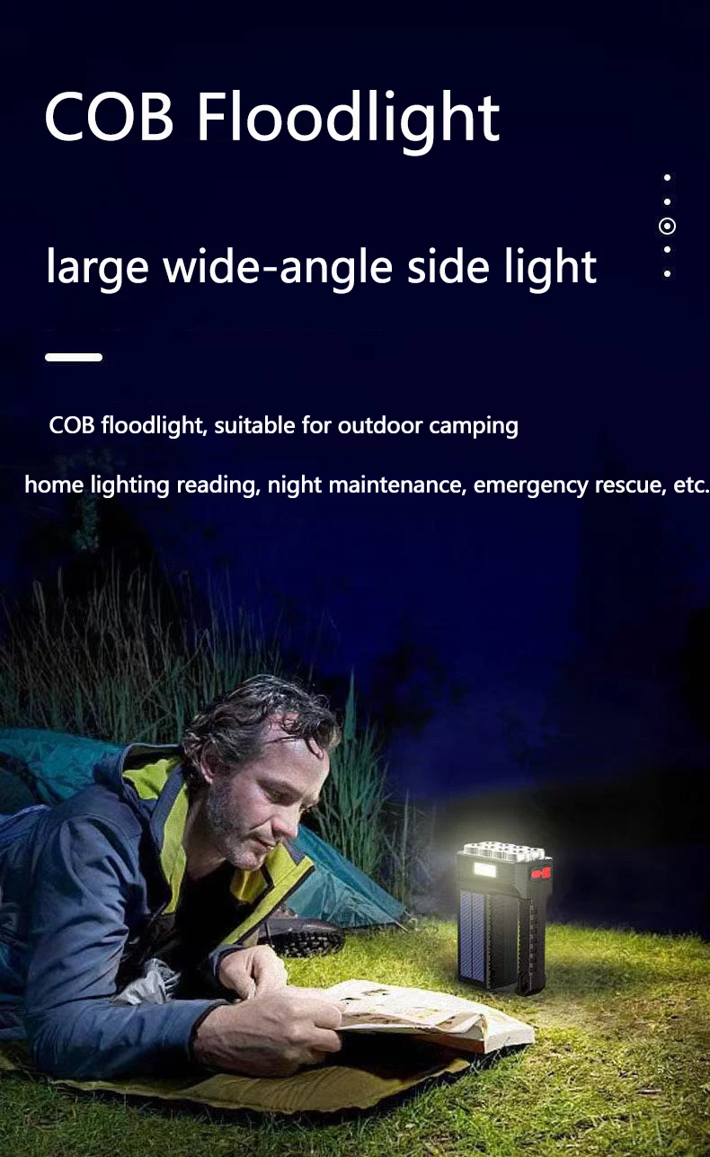 Brilhante ao ar Led de Alta Lanternas Potência Recarregável Solar Poderosa Lanterna Ultra Livre Multi-função Portátil Tocha Searchlight 7 Computers & Electronics