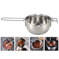 Stainless Steel Candle Wax Melting Boiler Pot with Heat Resistant Handle for Melting Chocolate Candy and Candle Making Supplies 2