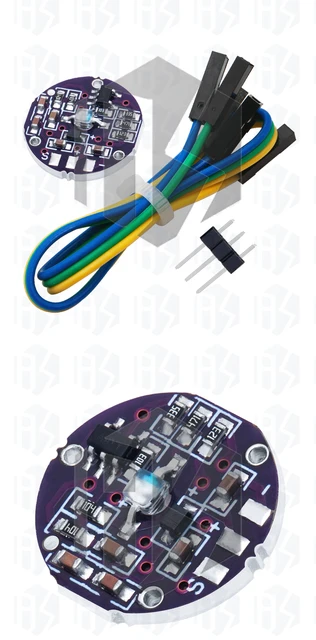 ICQUANZX Module DIY de capteur d'impulsions de capteur Cardiaque