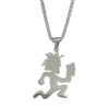 24inch Large 2''Jugallo Hatchetman Necklace Stainless Steel Hatchetman Pendant Charm High Polished Choose Chain 1