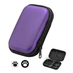 Deluxe Hard Carrying Case for Portable Handheld Game Console Emulator Storage (Purple)