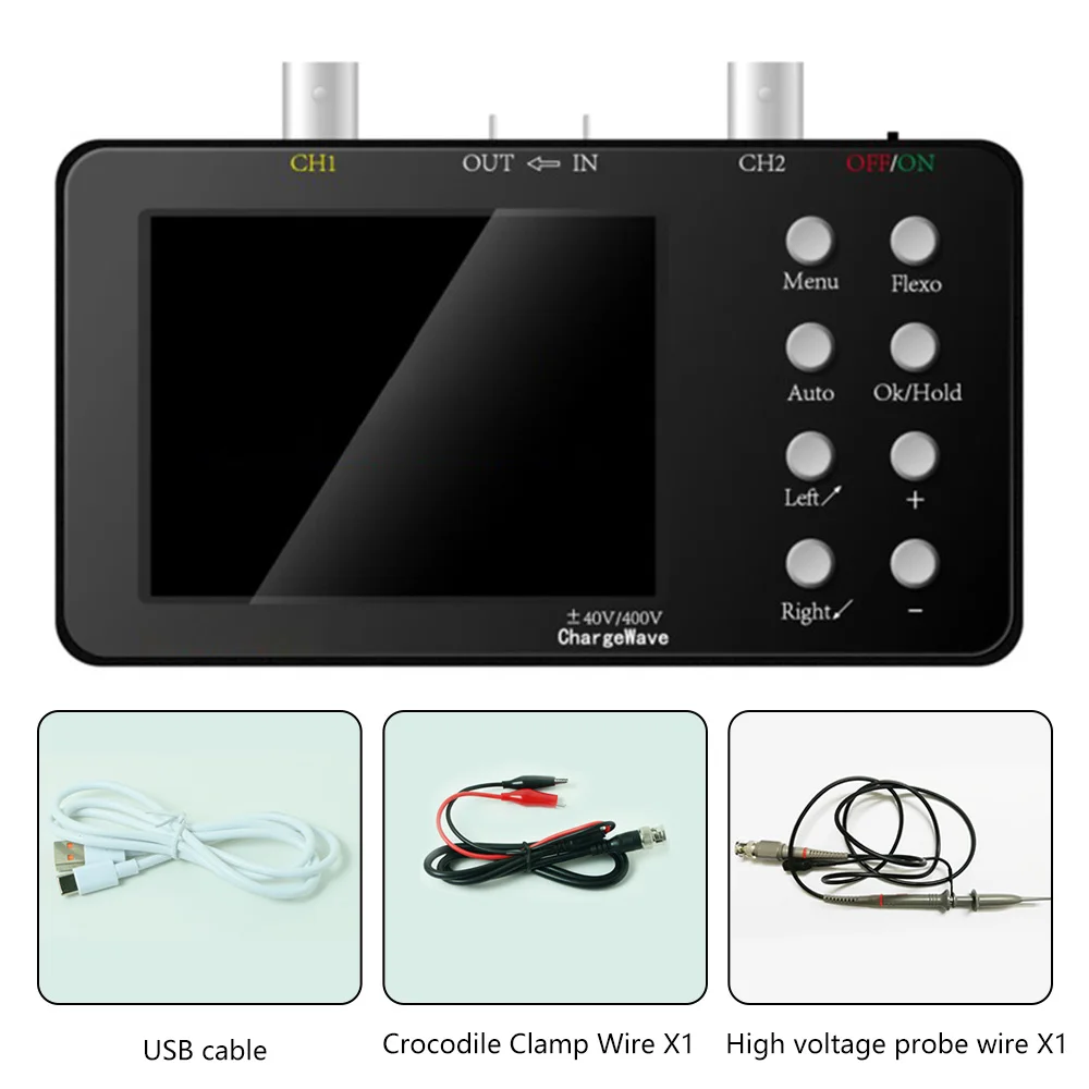 SCO2 Dual Channel Digital AUTO Oscilloscope PWM 50M 10Mhz Sampling thumbnail 1