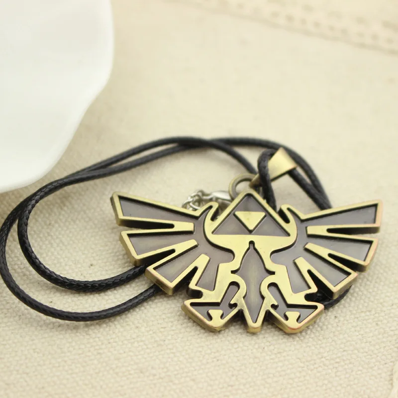 Zeldas Necklace Game Peripheral Man Jewelry Cosplay Weapon Leather String Necklace Boyfriend Fans Gift