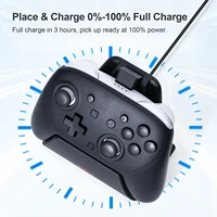 Controller Charger Stand for Switch 2 Pro Controller Charging Base Fast Charging Dock Station Adapter with LED Indicator 3
