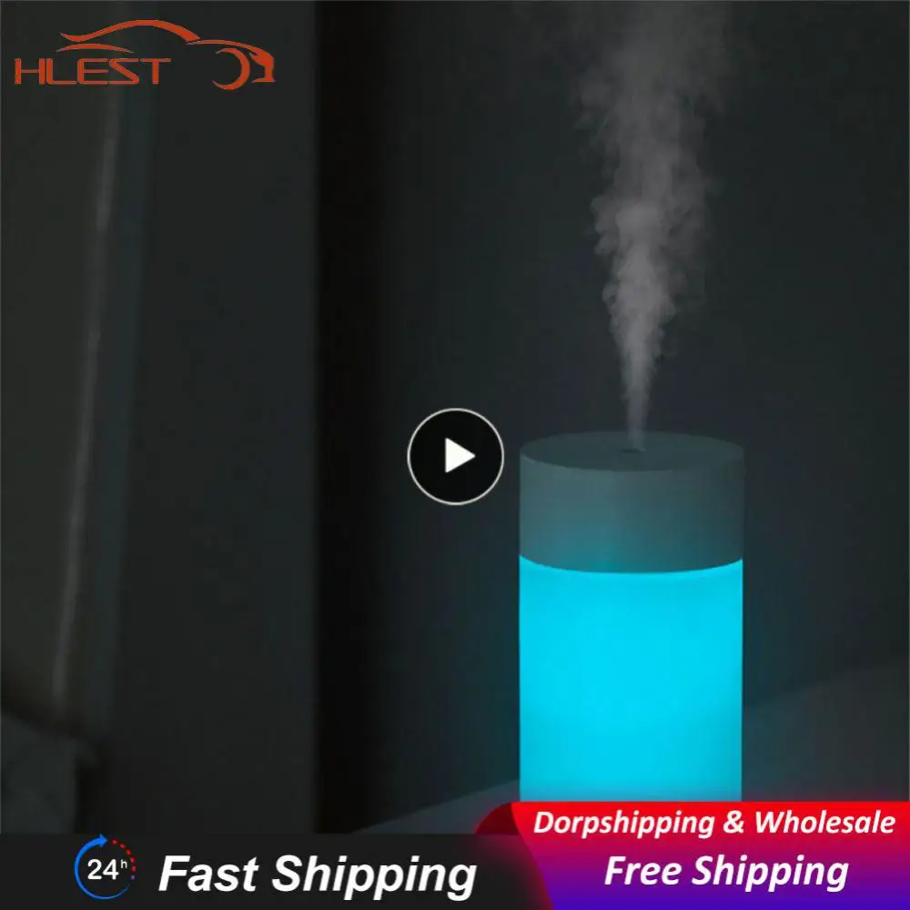 260ml Mini Air Humidifier Purifier Colorful Night Light Mute USB Essential Oil Atomizer Portable Aromatherapy Diffuser For Home