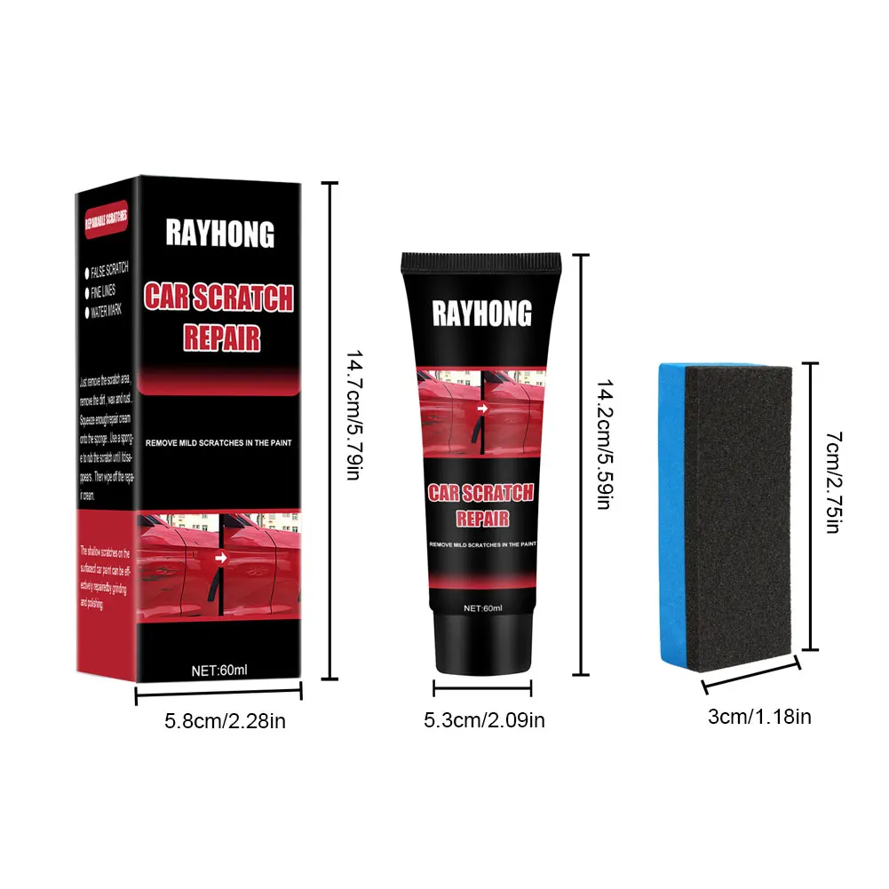 Car Scratch Repair Pen Scratch Remover Compound Remove Stubborn Dirt Polishing Refinishing Wax Car Paint Scratch Repair Wax Auto Paint Care