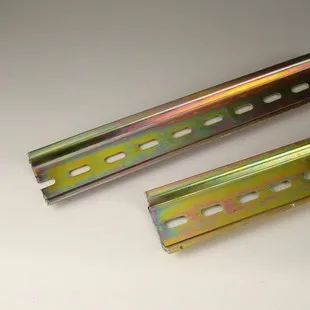 National standard iron guide rail 1.0mm thick Electrical installation guide rail C45 DIN 1m long