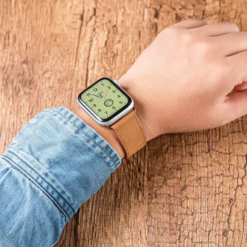 Premium Leather Watch Strap - Elegant Wristband