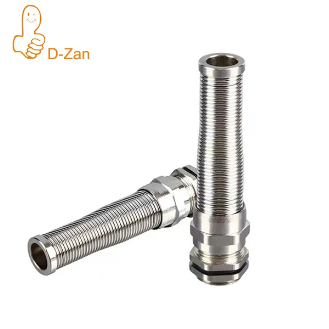 Strain Relief Cable Gland Waterproof PG7 M20 Thread Cord Grips 3-6.5mm Wire Entry Grommet Anti Bending Spiral Flexible Connector