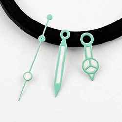 Green Luminous Multi - Color Watch Hands Set with Silver and Gold Accents (NO.9 Sky Blue)