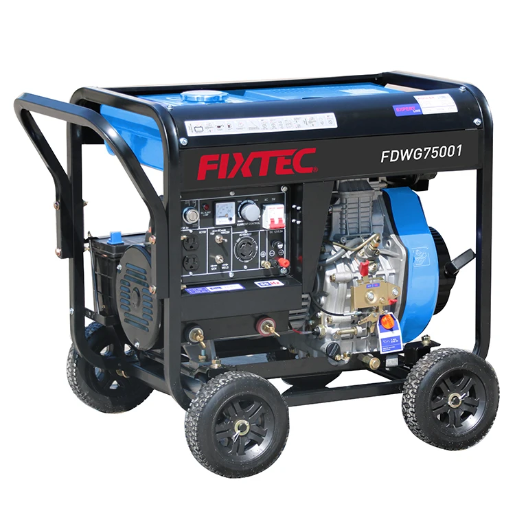 

FIXTEC 5700W Portable Diesel Generator/Welder 418cc Diesel Generator Sets