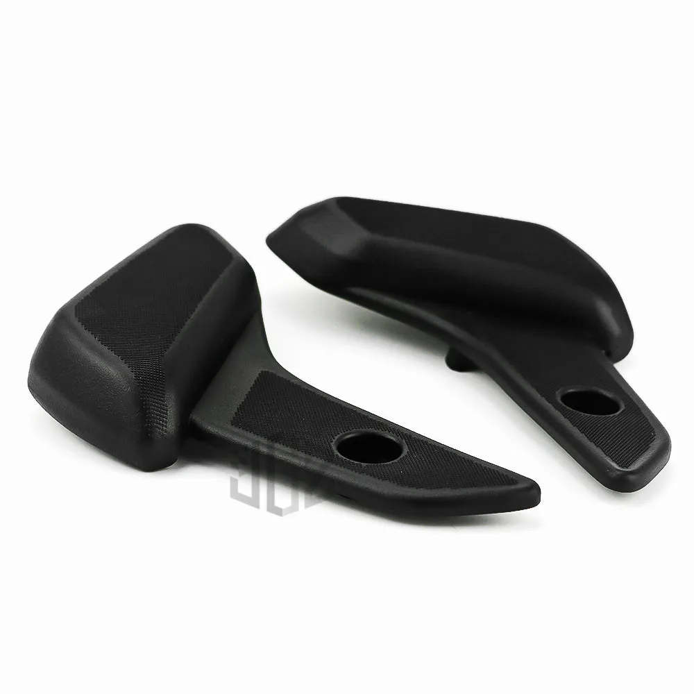 Motorcycle Plastic Rear Passenger Footpad Foot Steps Pedal Rests Cover Pad For VESPA SRPINT PRIMAVERA 150 Accessories Pair Black motorcycle accessories motorcycle foot pedals motorcycle footrests