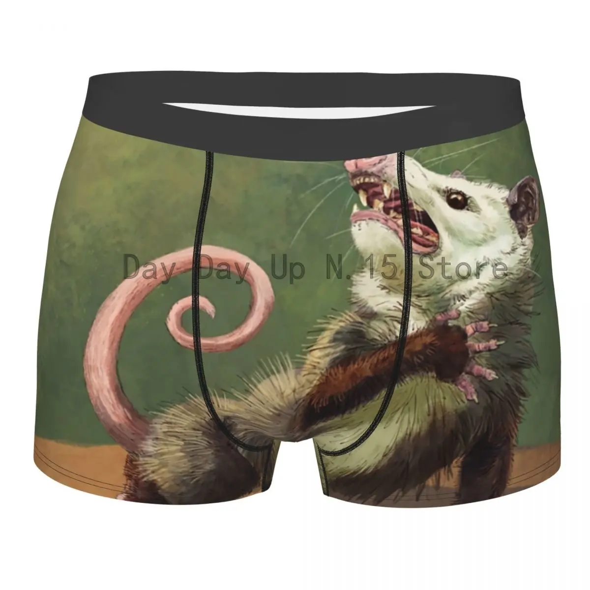 Custom Amateur Opossum Actress Underwear Men Stretch Boxer Briefs