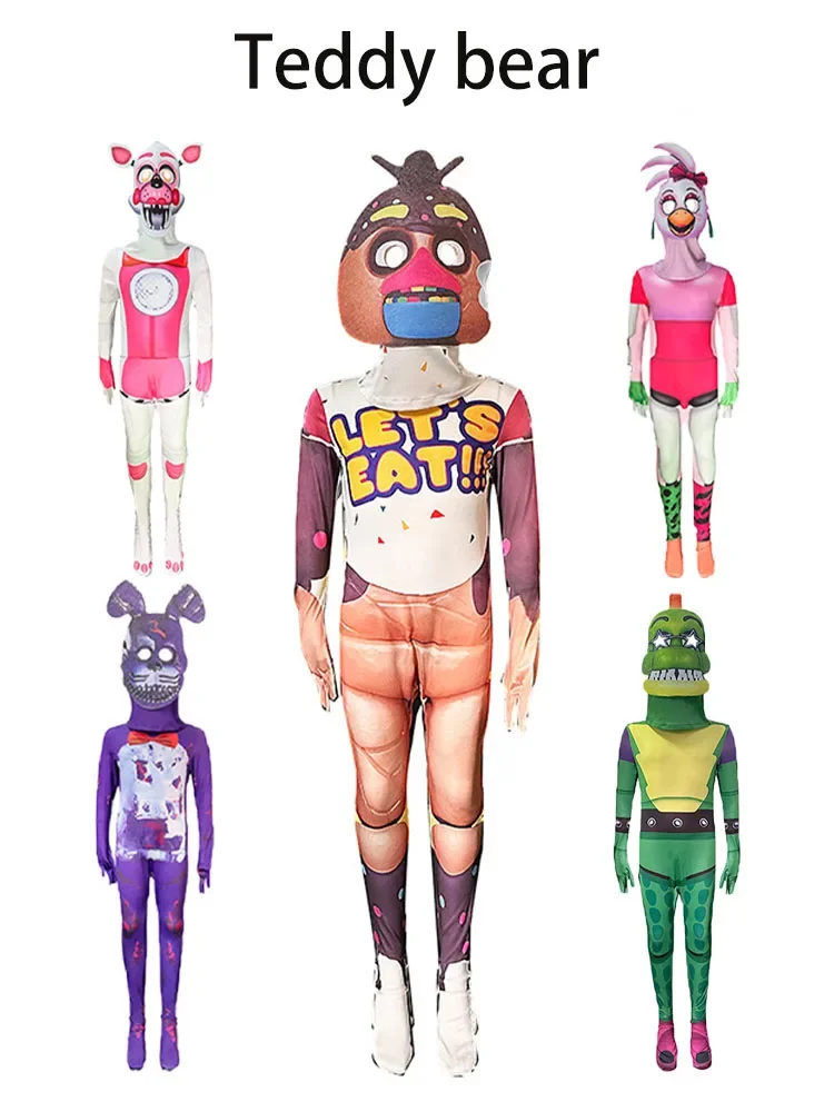 

Customized Glamrock Freddy performance costumes for holiday parties, teddy bears, special characters, cosplay party costumes