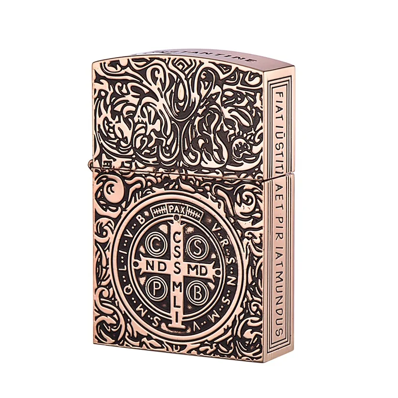 1:1 Limited Edition ZORRO Oversized Kerosene Lighter Metal Personality Constantine Creative Heavy Armor Oversized Lighter Gift 5