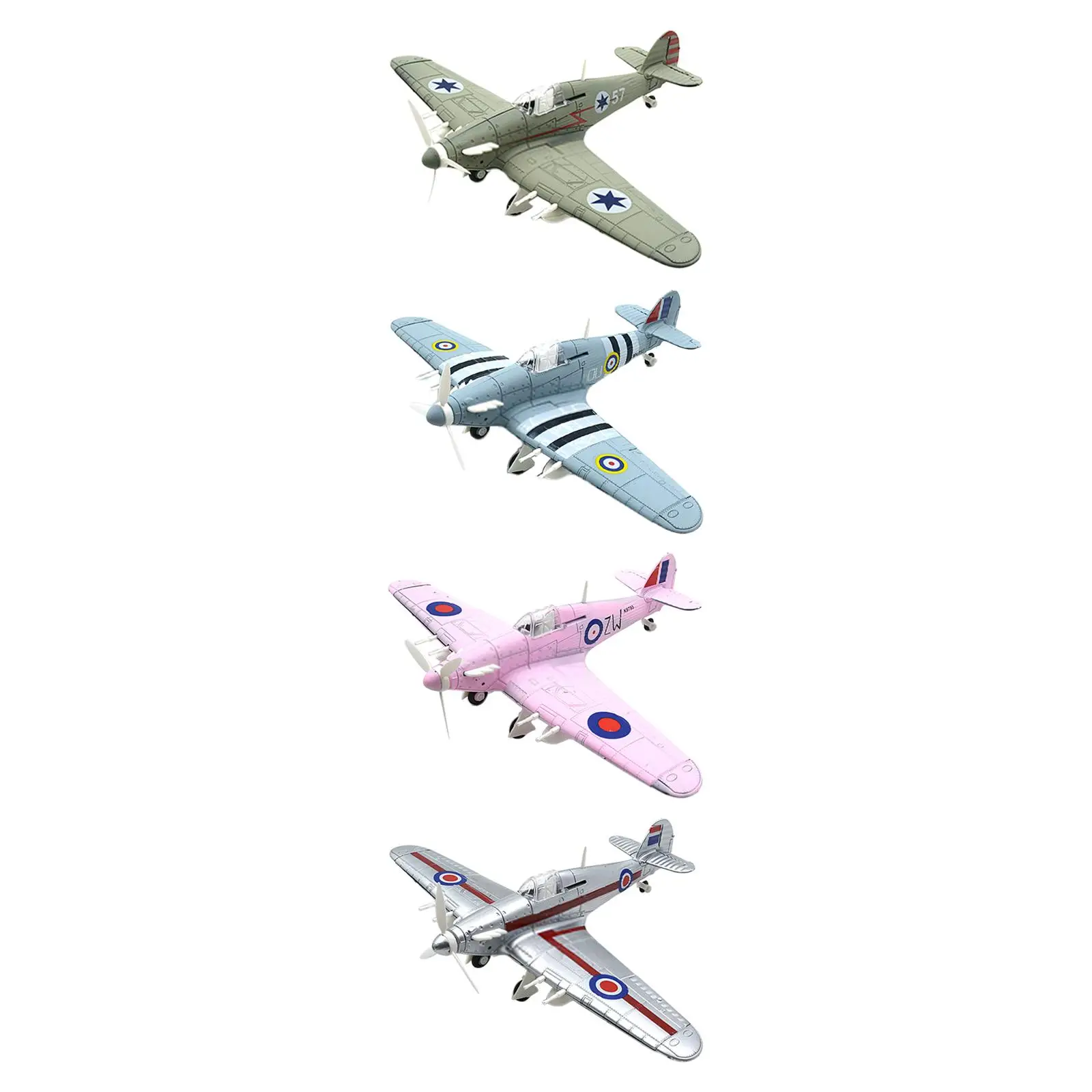 

1:48 Fighter Building Kits DIY Airplane Assemble Ornament, Collection Plane, Educational Table Decor Boy Toys Aircraft Model