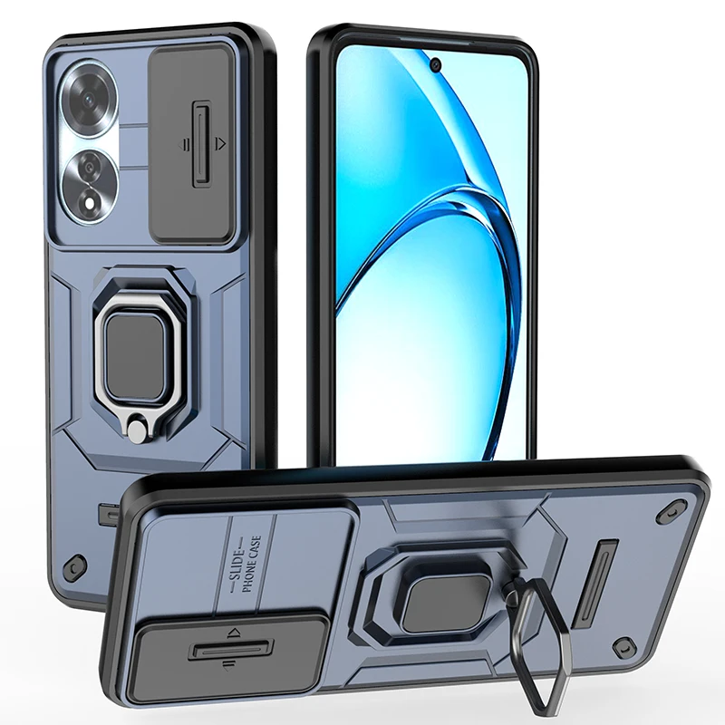 Armor Shockproof Case with Ring Magnetic Holder - Protective Cover Coque s Capa