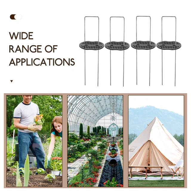 Horgonyzó Tüskék Műanyag Alátétek Tereprendezés Gyepcsapok Asztro Gyep Kerti Csapok Multifunkciós Gát Kapcsok - Image 5