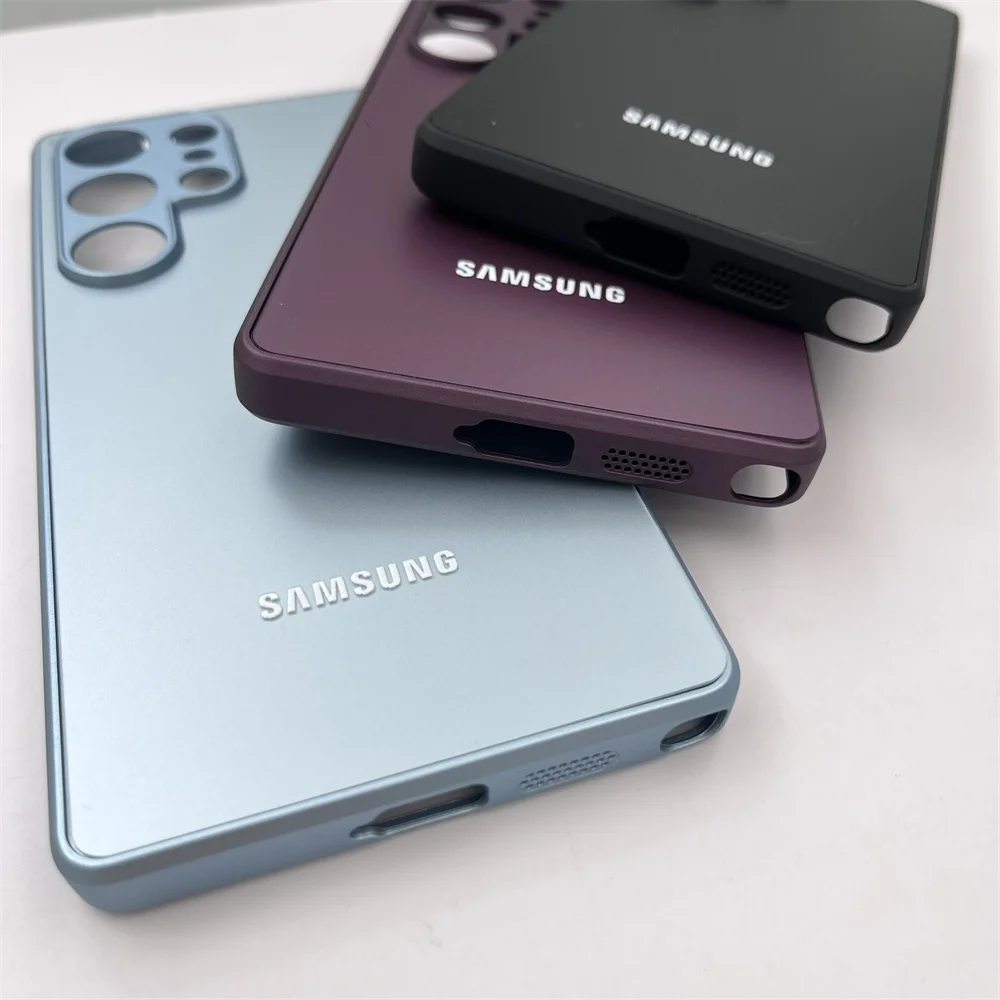 Luxury Silicone Case with Lens Protection - Matte Frosted Back Shell