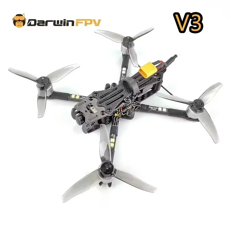 DarwinFPV Baby Ape Pro V3 Управление полетом 142 мм 3 дюйма F4 OSD 15A AIO BLHeli_S Dshot600 40 каналов 1200 мВт 700TVL BabyApe Pro V3 thumbnail 4