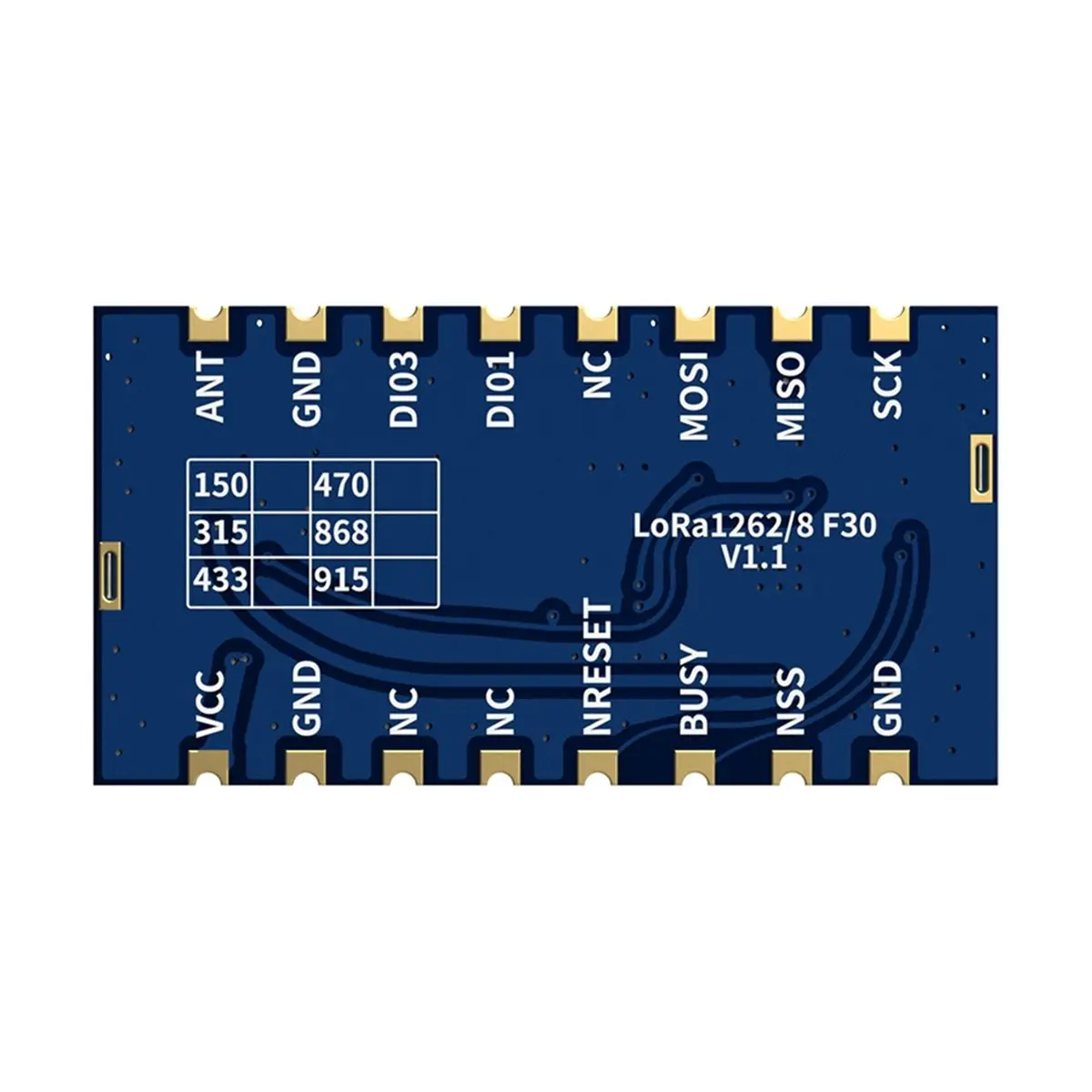 (A23G) SX1262 LoRa 무선 RF 모듈 915MHz 초저전력 LoRa1262 모듈 IoT 애플리케이션용 RF 트랜시버