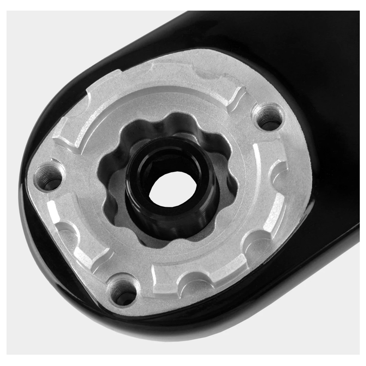 WUZEI Faltrad Kurbel Carbon Faser Kurbelgarnitur 165 MM 170 MM Rennrad Kettenrad 24mm Achse 3 Schrauben Direkt montieren Kurbel Arm – Detail 13