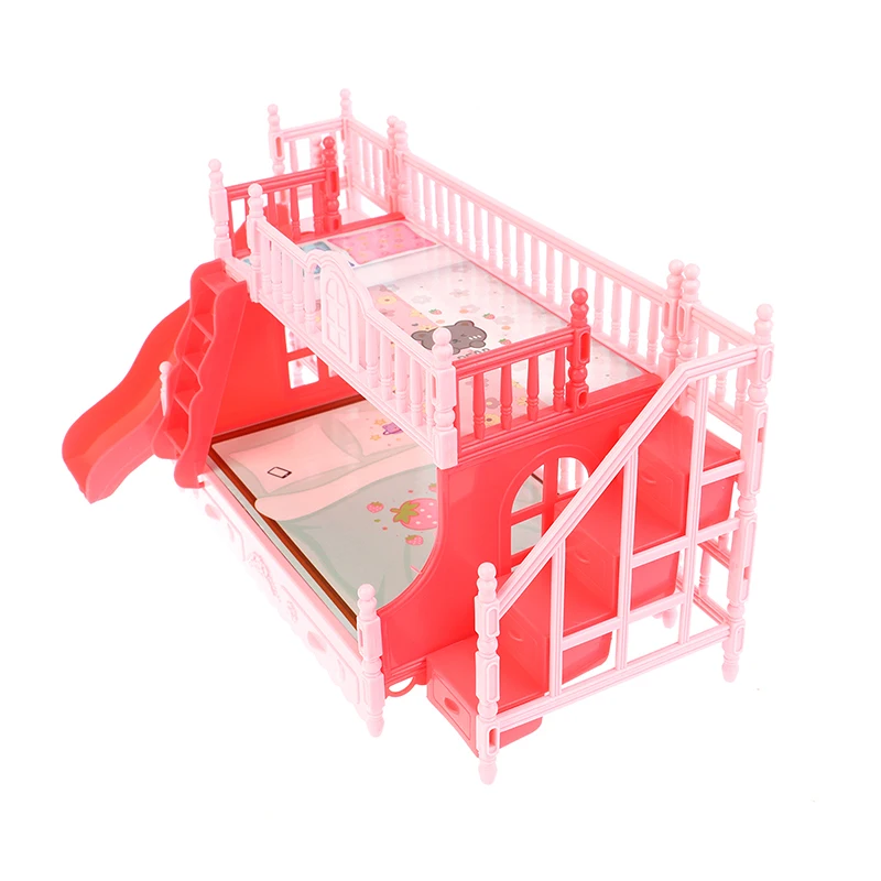 thumbnail image 2 of DYNWAVE 1/6 Scale Dollhouse Double Bed Dollhouse Decoration 2 of 10