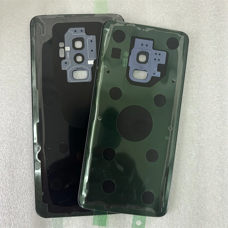 Samsung Phone Case Phone Back Cover Glass Battery Cover Glass Phone Back Cover Camera Lens Cover Phone Camera Lens Battery Back Cover Rear Door Glass Panel Housing Case Camera Lens Replace for Samsung Galaxy S9 G960 / S9 Plus G965 SM-G965F
