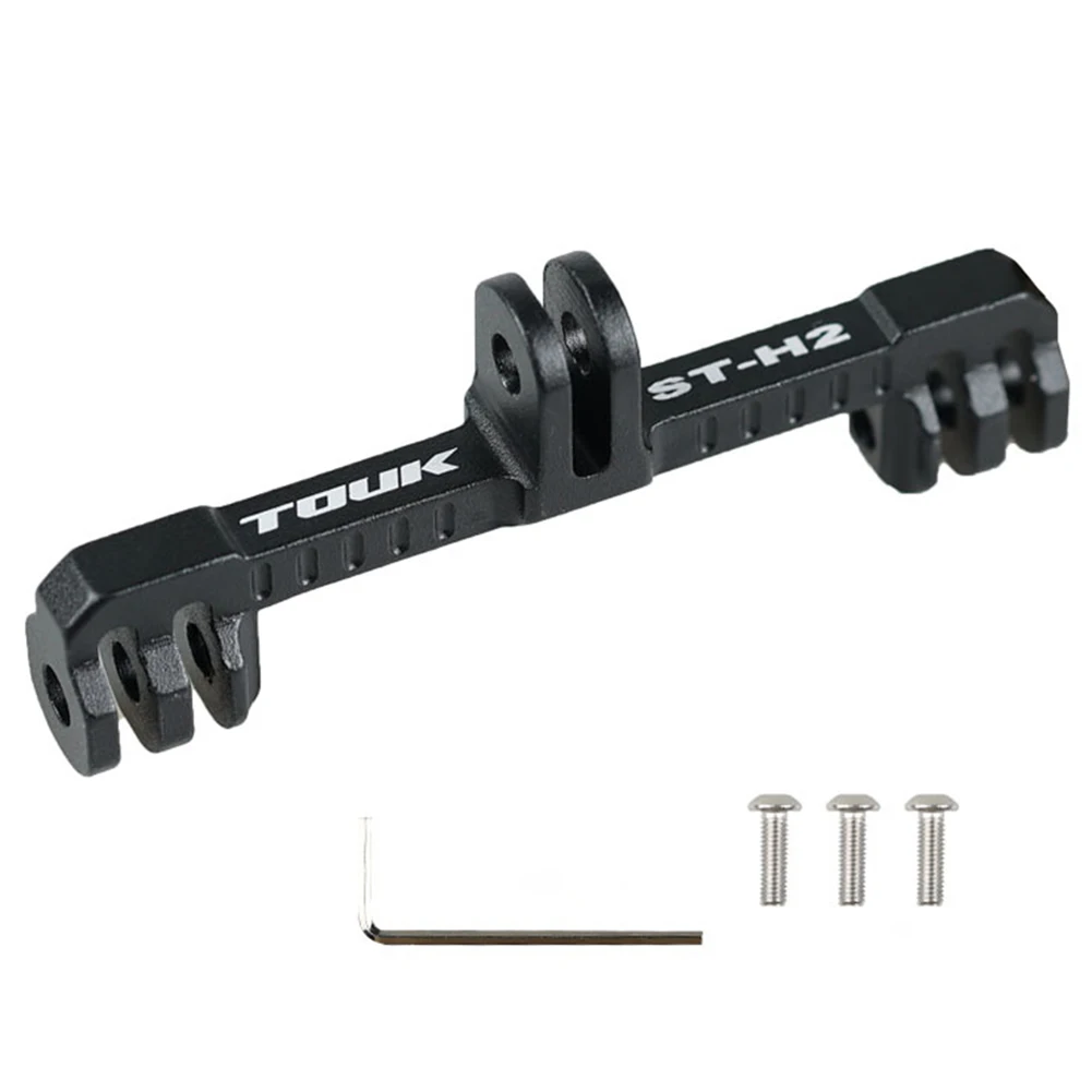 Support double vélo pour caméra action et lampe, alliage aluminium