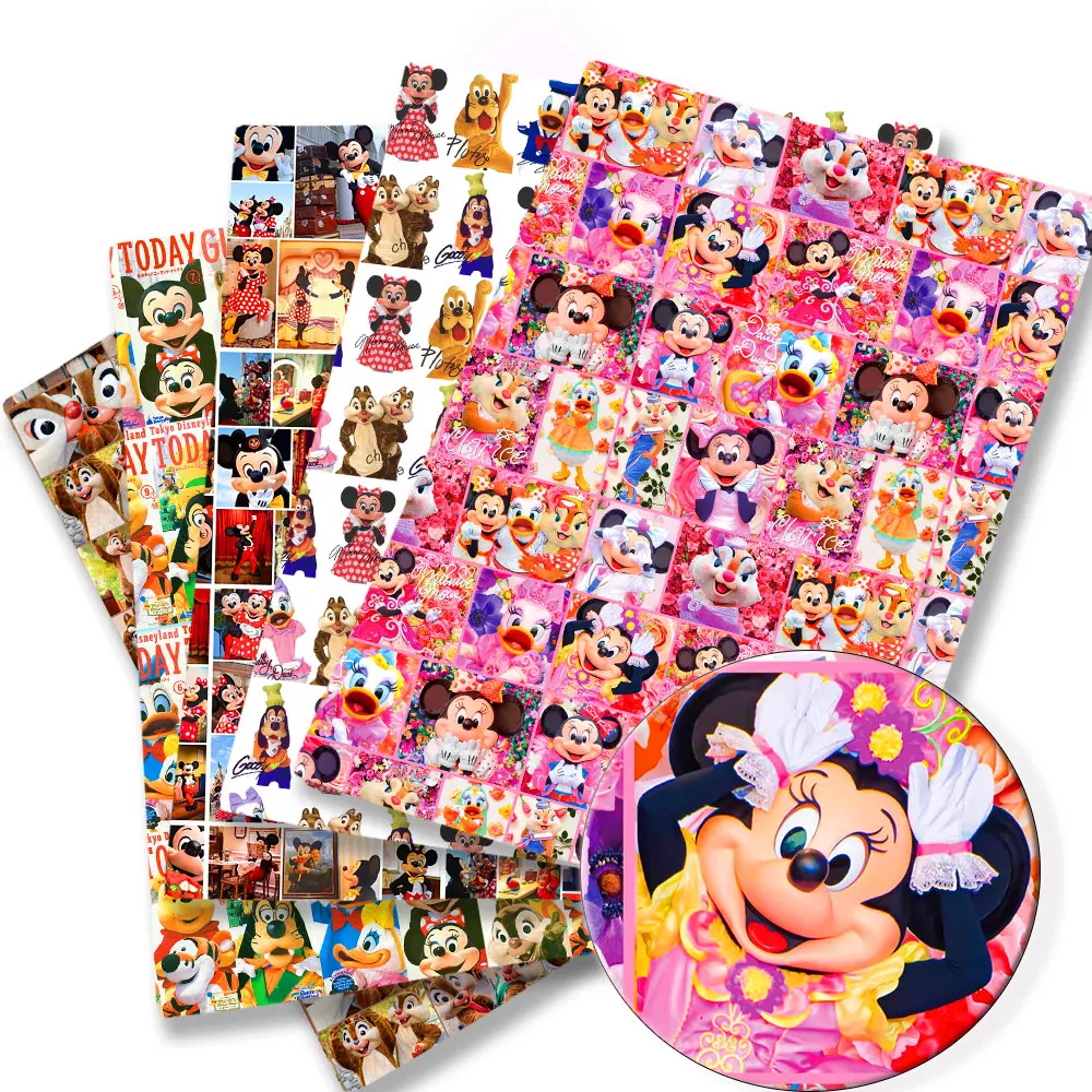 

Disney Mickey Cartoon Fabric Hot DIY Handmade Sewing Patchwork Quilting Baby Dress Home Sheet Printed Fabric Kids Fabric