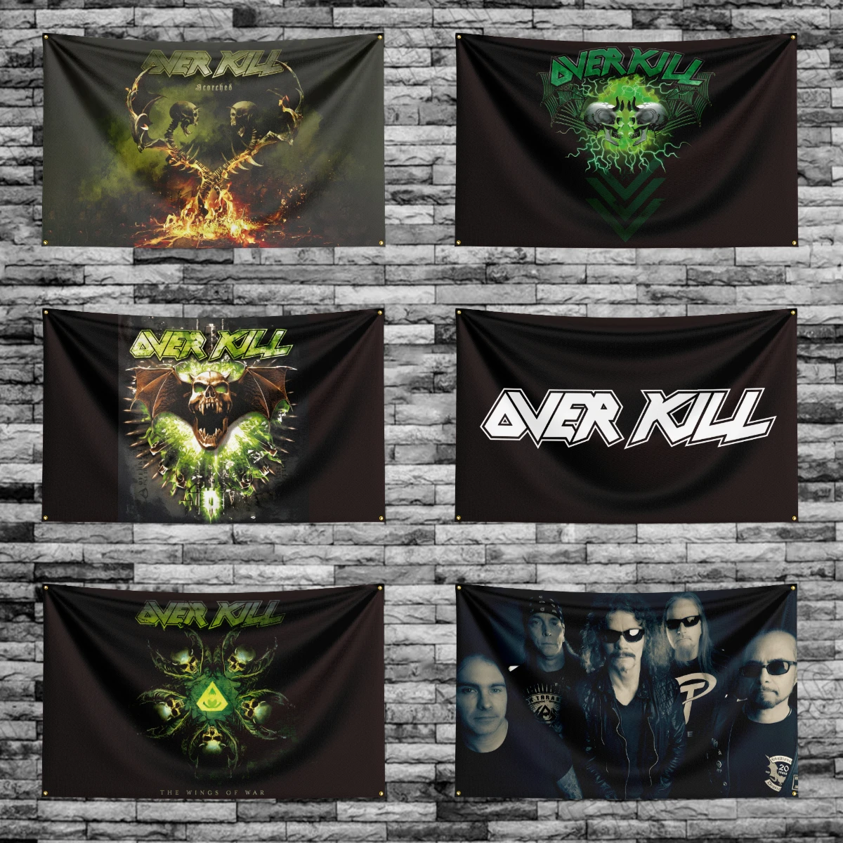 3x5 Ft O-overkills Heavy Rock Band Flag Polyester Digital Printing Banner for Bedroom Wall Art Out Door Tapestry Decoration