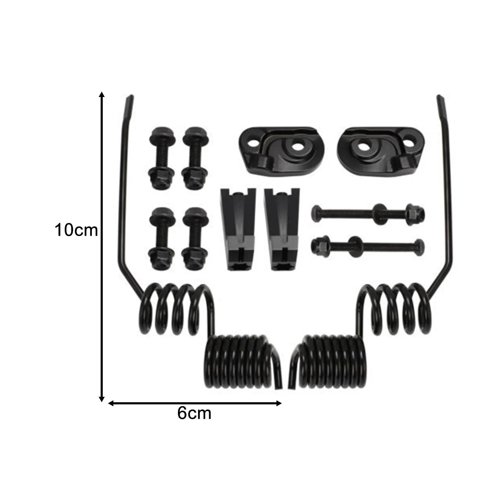 Rail Mounted Ice Scratchers 860201140 Replacement Parts Snowmobile Ice Snow Scratchers for Ski-doo Accessory