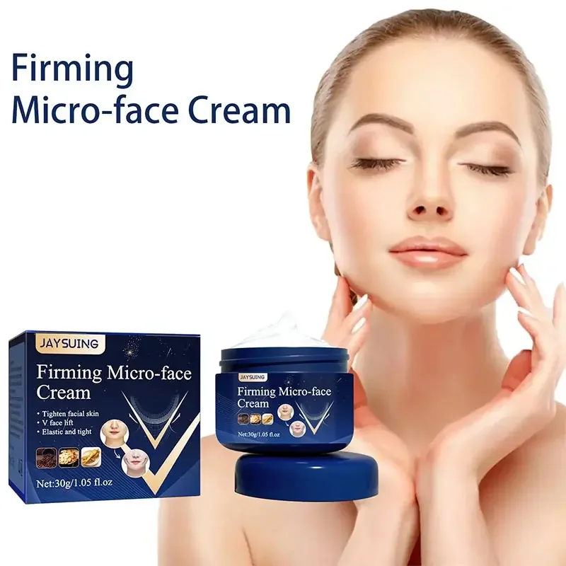 

Firming Face-lift Slimming Cream V-Shape Slimming Removal Masseter Muscle Double Chin Face Fat Burning Anti-aging Products 30g