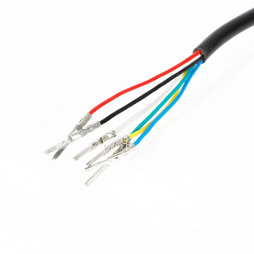 Data Cable Dashboard Controller 140cm 5pin/6pin Black For Kugoo M4&M4 Pro Plastic E-Scooters Replacement Parts