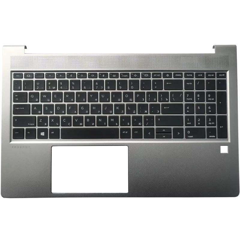 Teclado para Notebook com Palmrest Upper Cover hp Probook 455 450 g9 Russo Eua Reino Unido Espanhol Latim Novo