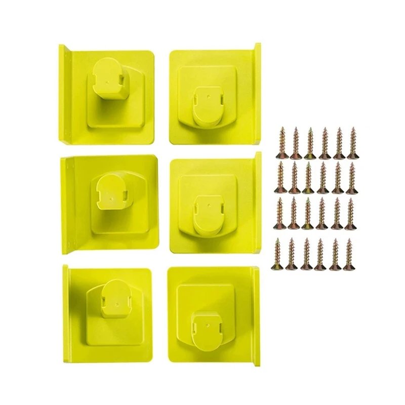 Hot Sv6 Packs Tools Drill Mount Holder, Fit For Ryobi 18v Tool Holder