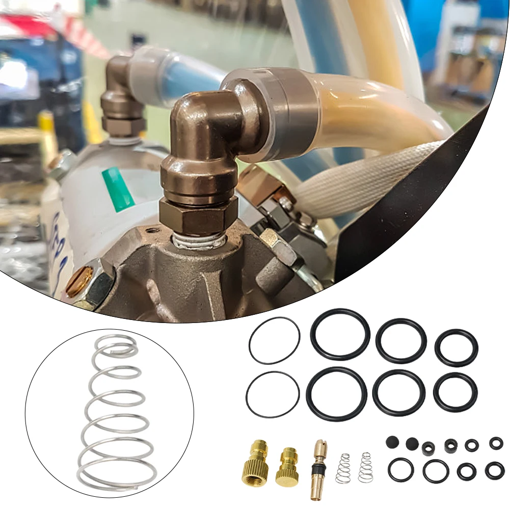 Description Picture 4 of item20 PCS/Set Sealing O-rings High Pressure PCP Pump Air Pump Spare Kit Inflator Repair Set Kit NBR Copper 30mpa Pneumatic Parts
