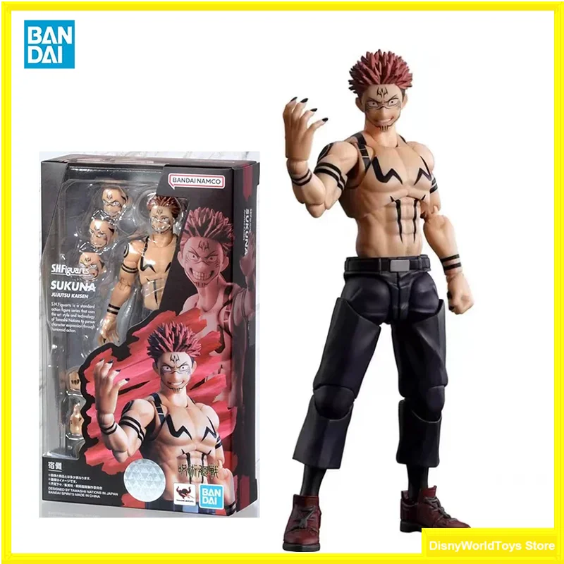 100% Originale Bandai S.H.Figuarts Shf Sukuna Manga Jujutsu Kaisen In Stock Anime Action Collection Figure Modello