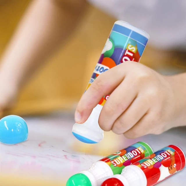 Washable Dot Markers Art Paint Kit For Toddler Activities Fun And Erasable  Coloring Pens Dry Erase Markers For Kids Boys And - AliExpress